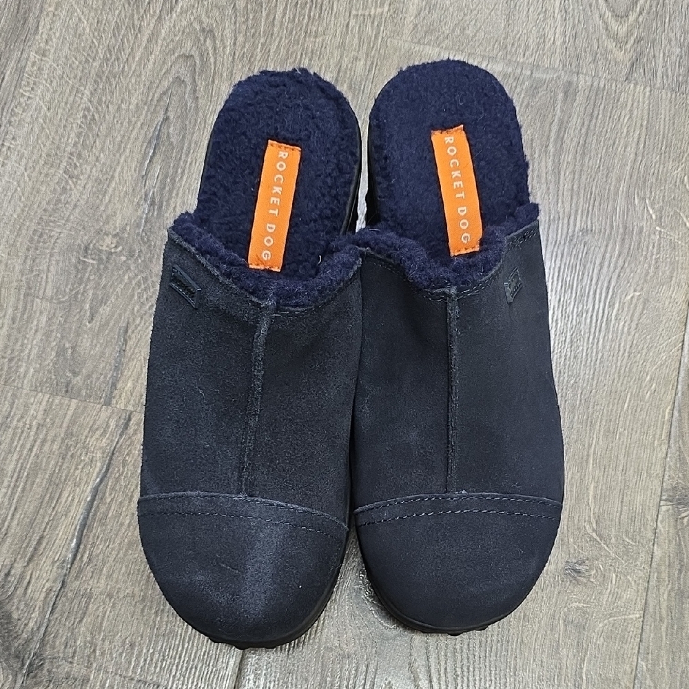 NWOT Rocket Dog Navy Mules Comfortable Slip-On Clogs